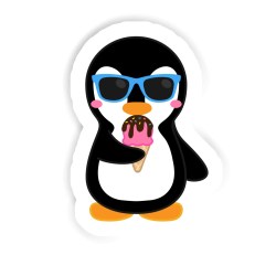 Pinguin Sticker mit dem Namen Livio