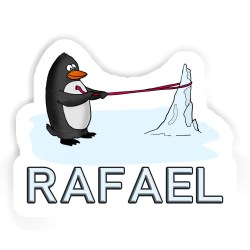 Pinguine Aufkleber mit dem Namen Rafael