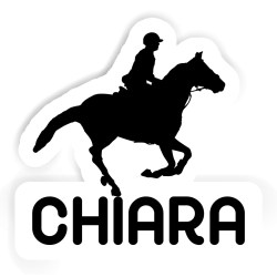 Reiterinnen Aufkleber mit dem Namen Chiara