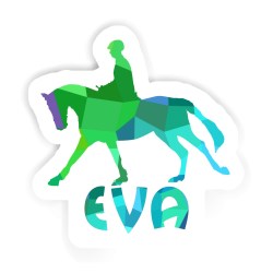 Reiterinnen Aufkleber mit dem Namen Eva