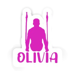 Ringturnerinnen Aufkleber mit dem Namen Olivia