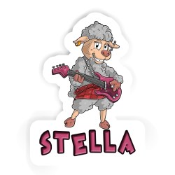 Rockergirls Aufkleber mit dem Namen Stella