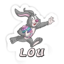 Rugby-Hase Sticker