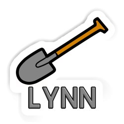 Schaufeln Aufkleber mit dem Namen Lynn