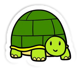 Schildkröte Sticker mit dem Namen Levin