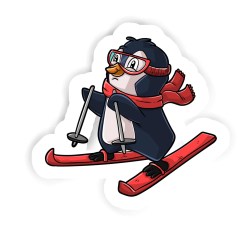 Skifahrerin Sticker mit dem Namen Timo