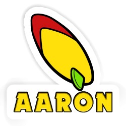 Surfboards Aufkleber mit dem Namen Aaron