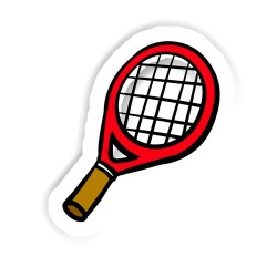 Tennisschläger Sticker mit dem Namen Andrin