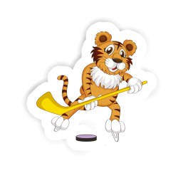 Tiger Sticker mit dem Namen Leon