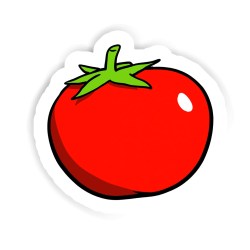 Tomate Sticker mit dem Namen Noah