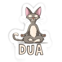 Yoga-Katze Sticker